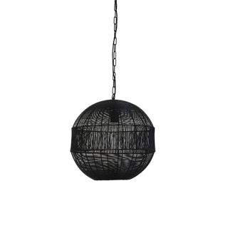 Light & Living Hanglamp Ø45x47 cm PILKA mat zwart - afbeelding 1