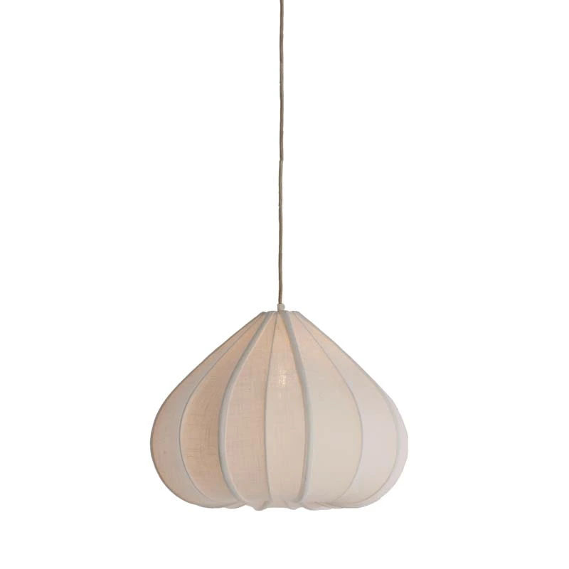 Light & Living Hanglamp Zubeda Crème - Ø49x36 cm - afbeelding 6