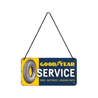 Hangplaat Metaal Goodyear Service - afbeelding 1