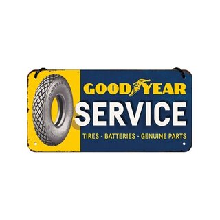 Hangplaat Metaal Goodyear Service - afbeelding 2