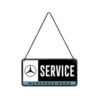 Hangplaat Metaal Mercedes Service - afbeelding 1