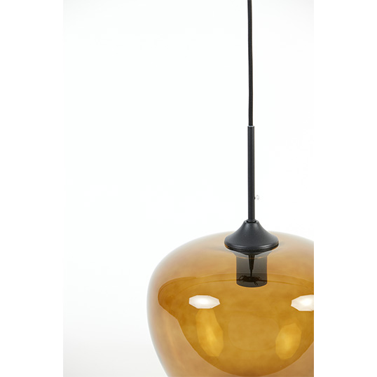 Light & Living Hanglamp Mayson Bruin - Ø30x25 cm - afbeelding 2
