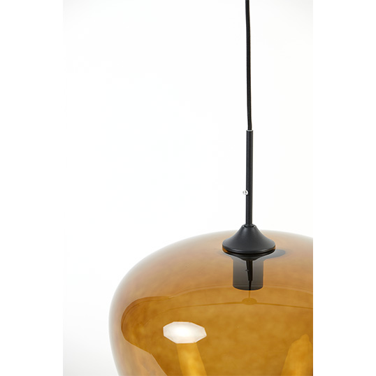 Light & Living Hanglamp Mayson Bruin - Ø40x34 cm - afbeelding 2