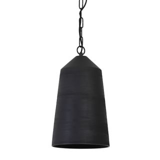 Light & Living Hanglamp Ø22x39 cm LILOU mat zwart - afbeelding 1