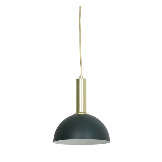 Light & Living Hanglamp Ø25x13 cm BOSTE donker groen-goud - afbeelding 1