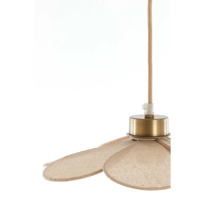 Light & Living Hanglamp Fyano Zand - Ø30,5x9 cm - afbeelding 2