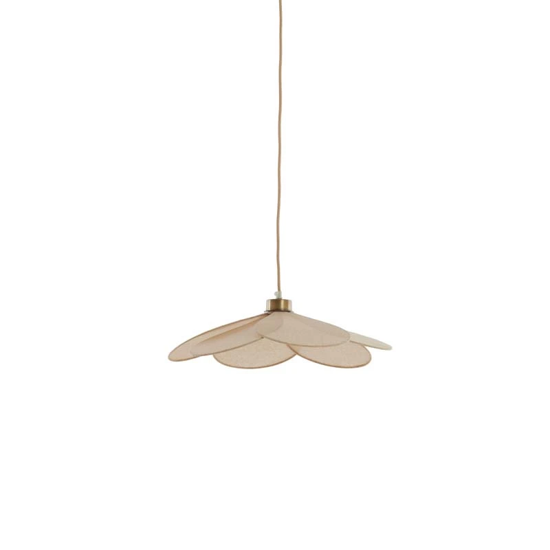 Light & Living Hanglamp Fyano Zand - Ø46x13 cm - afbeelding 1