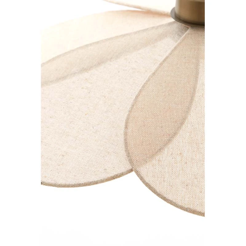 Light & Living Hanglamp Fyano Zand - Ø46x13 cm - afbeelding 4