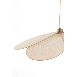 Light & Living Hanglamp Fyano Zand - Ø79x20 cm - afbeelding 3
