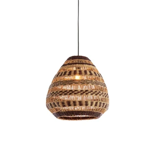 Light & Living Hanglamp Soluna Bruin - Ø47x46 cm - afbeelding 5
