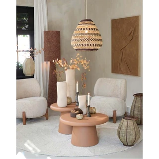 Light & Living Hanglamp Soluna Bruin - Ø47x46 cm - afbeelding 6