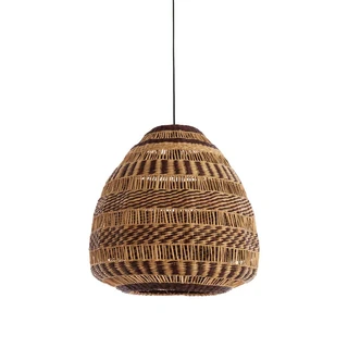Light & Living Hanglamp Soluna Bruin - Ø56x55 cm - afbeelding 1