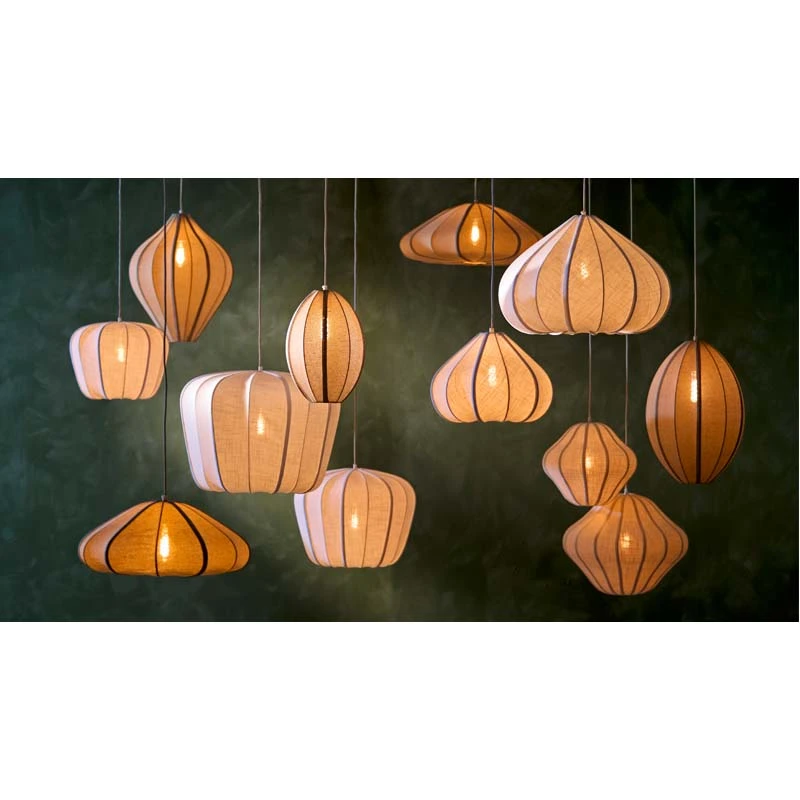 Light & Living Hanglamp Zubeda Crème - Ø58,5x40 cm - afbeelding 2