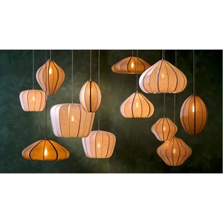 Light & Living Hanglamp Zubeda Crème - Ø38,5x28 cm - afbeelding 2