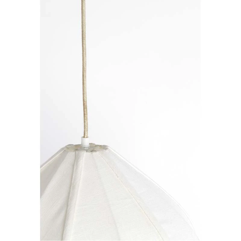 Light & Living Hanglamp Zubeda Crème - Ø38,5x28 cm - afbeelding 3