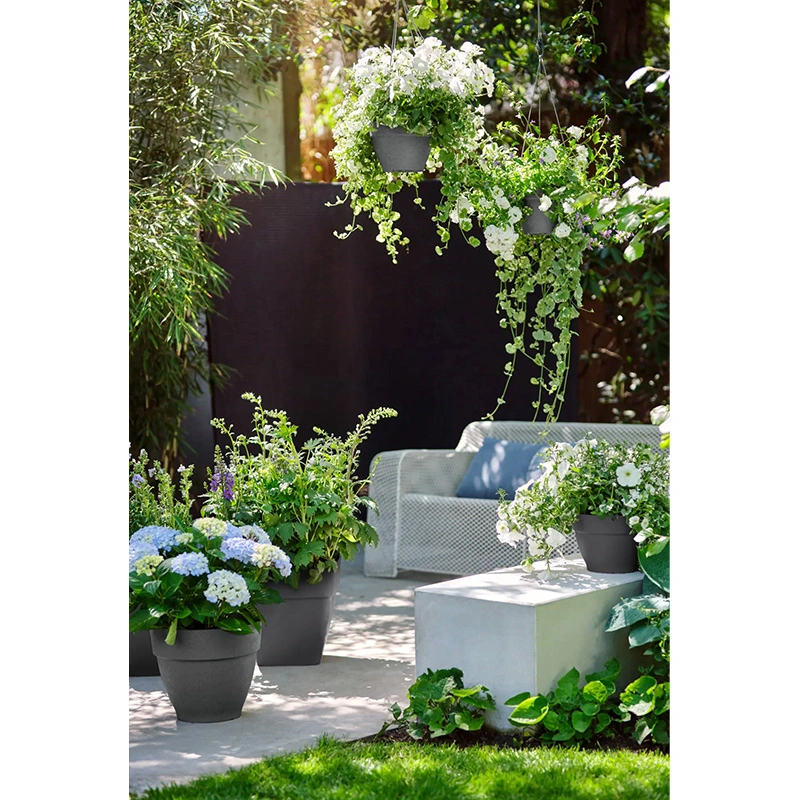 Elho Vibia Campana Hangpot Ø24 cm - Antraciet - afbeelding 4