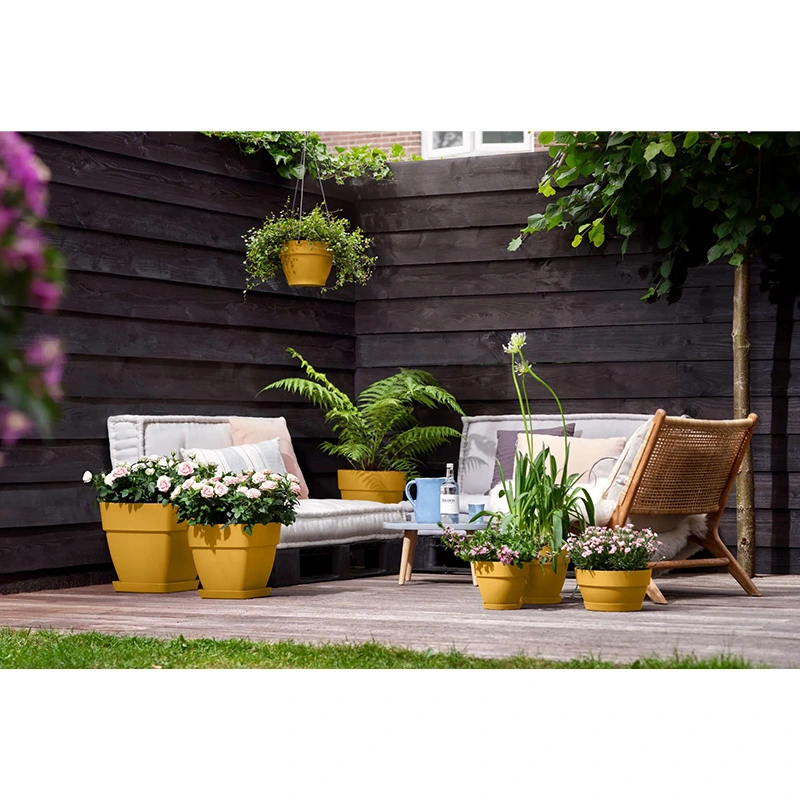 Elho Vibia Campana Hangpot Ø24 cm - Honing Geel - afbeelding 5