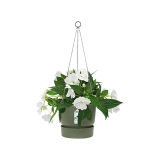Elho Greenville Hangschaal Ø24 cm - Blad Groen - afbeelding 2