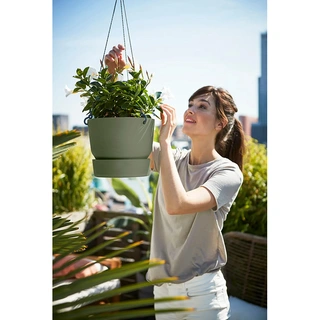 Elho Greenville Hangschaal Ø24 cm - Blad Groen - afbeelding 4