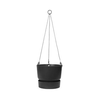 Elho Greenville Hangschaal Ø24 cm - Living Black - afbeelding 1