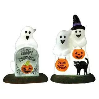 Lemax Happy Halloween Ghosts - 2 st.