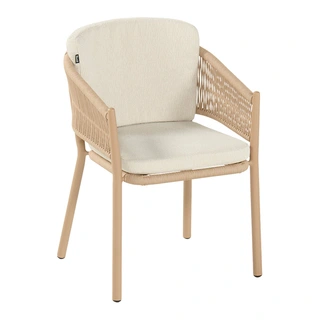 Hartman Altea Dining Tuinstoel - Cappuccino - afbeelding 1