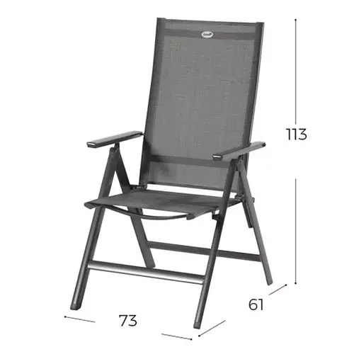 Hartman Aruba Verstelbare Tuinstoel - afbeelding 5