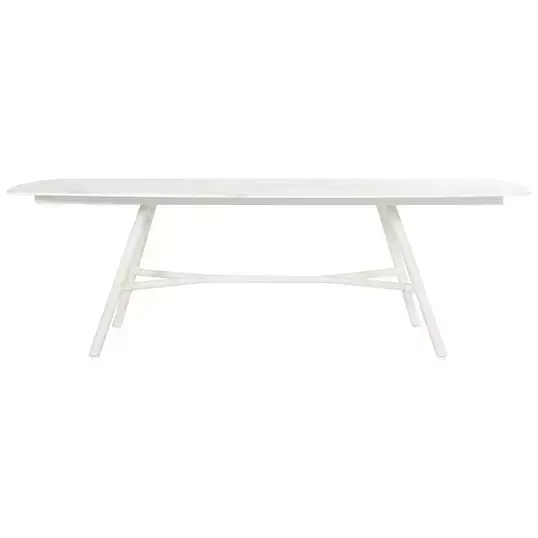 Hartman Benevento Tuintafel 240x100 cm - Wit - afbeelding 1