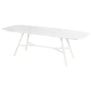 Hartman Benevento Tuintafel 240x100 cm - Wit - afbeelding 4