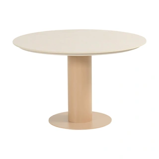 Hartman Girona Dining Tuintafel Ø120 cm - Cappuccino