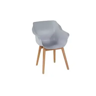 Hartman Sophie Armstoel Teak - Grijs | De Boet