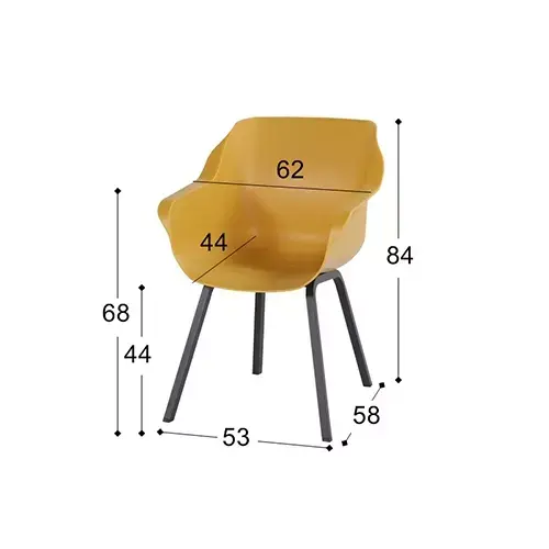 Hartman Sophie Element Armstoel - Curry Yellow - afbeelding 2