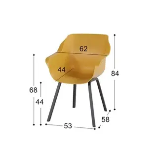 Hartman Sophie Element Armstoel - Curry Yellow - afbeelding 2
