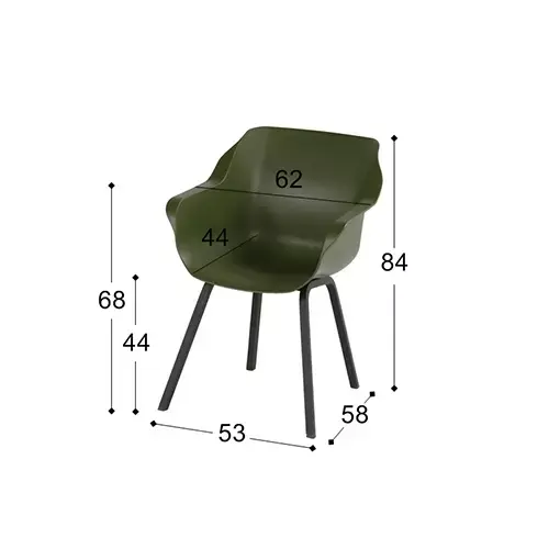 Hartman Sophie Element Armstoel - Moss Green - afbeelding 2