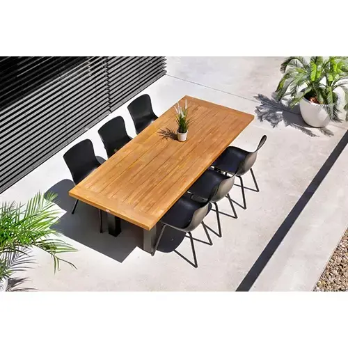 Hartman Sophie Yasmani Tuintafel 300x100 cm - Zwart - afbeelding 3