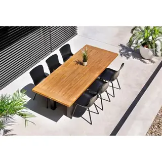 Hartman Sophie Yasmani Tuintafel 300x100 cm - Zwart - afbeelding 3