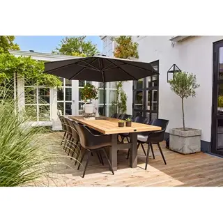 Hartman Sophie Yasmani Tuintafel 300x100 cm - Zwart - afbeelding 4