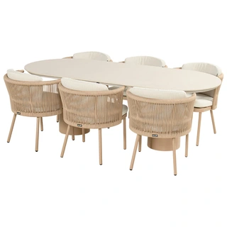 Hartman Toledo Valencio Diningset - Cappuccino