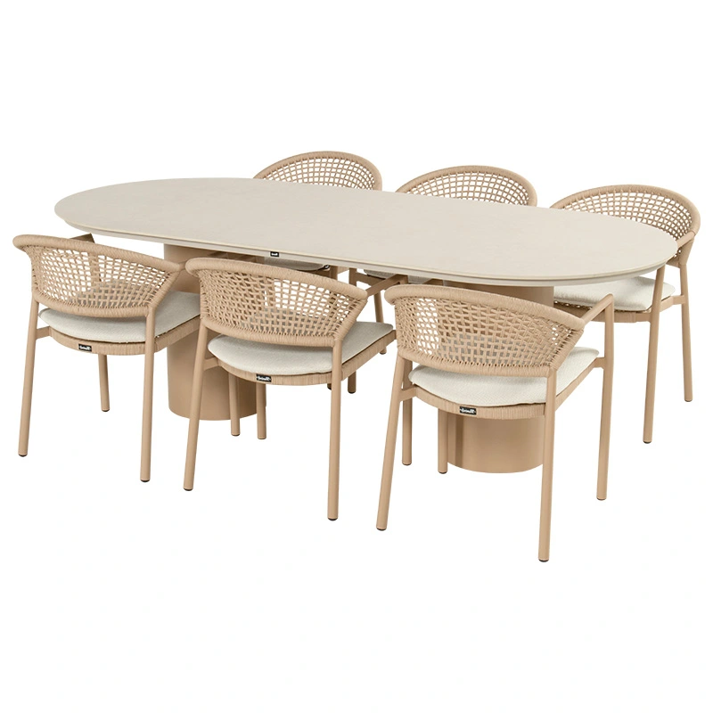 Hartman Valencio Taragona Diningset - Cappucino - afbeelding 1