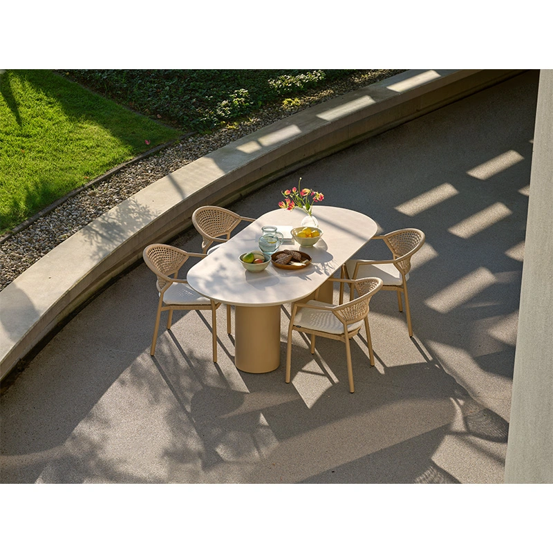 Hartman Valencio Tuintafel 220x100 - Cappuccino - afbeelding 3