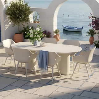 Hartman Valencio Tuintafel 220x100 - Sand - afbeelding 2