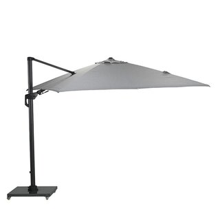 Garden Impressions Hawaii Deluxe Zweefparasol 300x300 - Carbon Black/Lichtgrijs - afbeelding 1