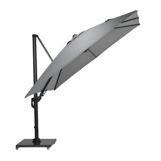 Garden Impressions Hawaii Deluxe Zweefparasol 300x300 - Carbon Black/Lichtgrijs - afbeelding 3