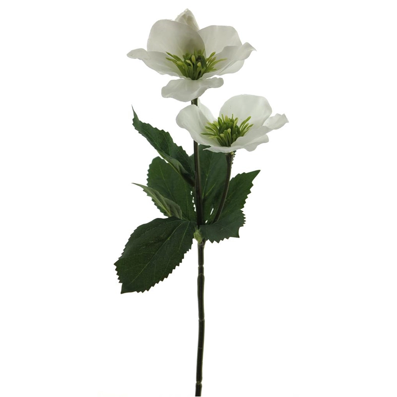 Kunstbloem Helleborus Coby Crème - 34 cm