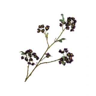 Kunstbloem Helleborus Bordeaux - 100 cm