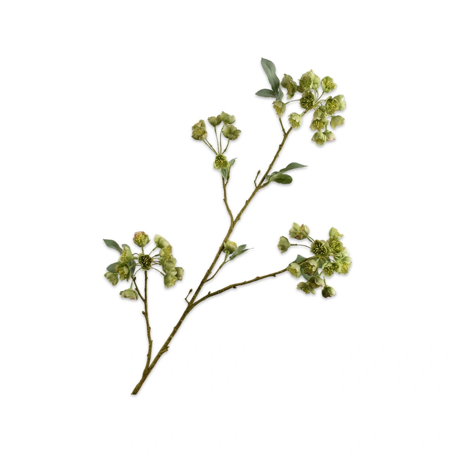Kunstbloem Helleborus Groen - 100 cm - afbeelding 1