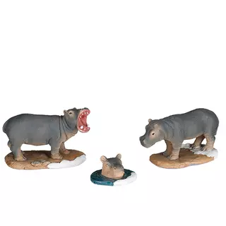 Luville Hippopotamus Family - 3 st.