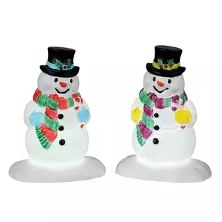Lemax Holly Hat Snowman - 2 st.