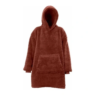 Unique Living Hoodie Teddy - Marsala