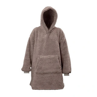 Unique Living Hoodie Teddy - Taupe